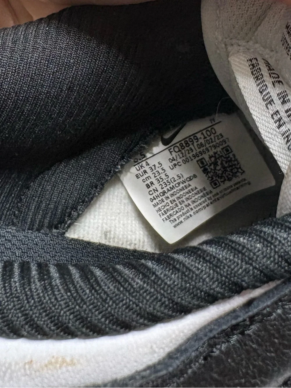 Nike Black and White Low-Top Sneakers Vintage Panda Dunks